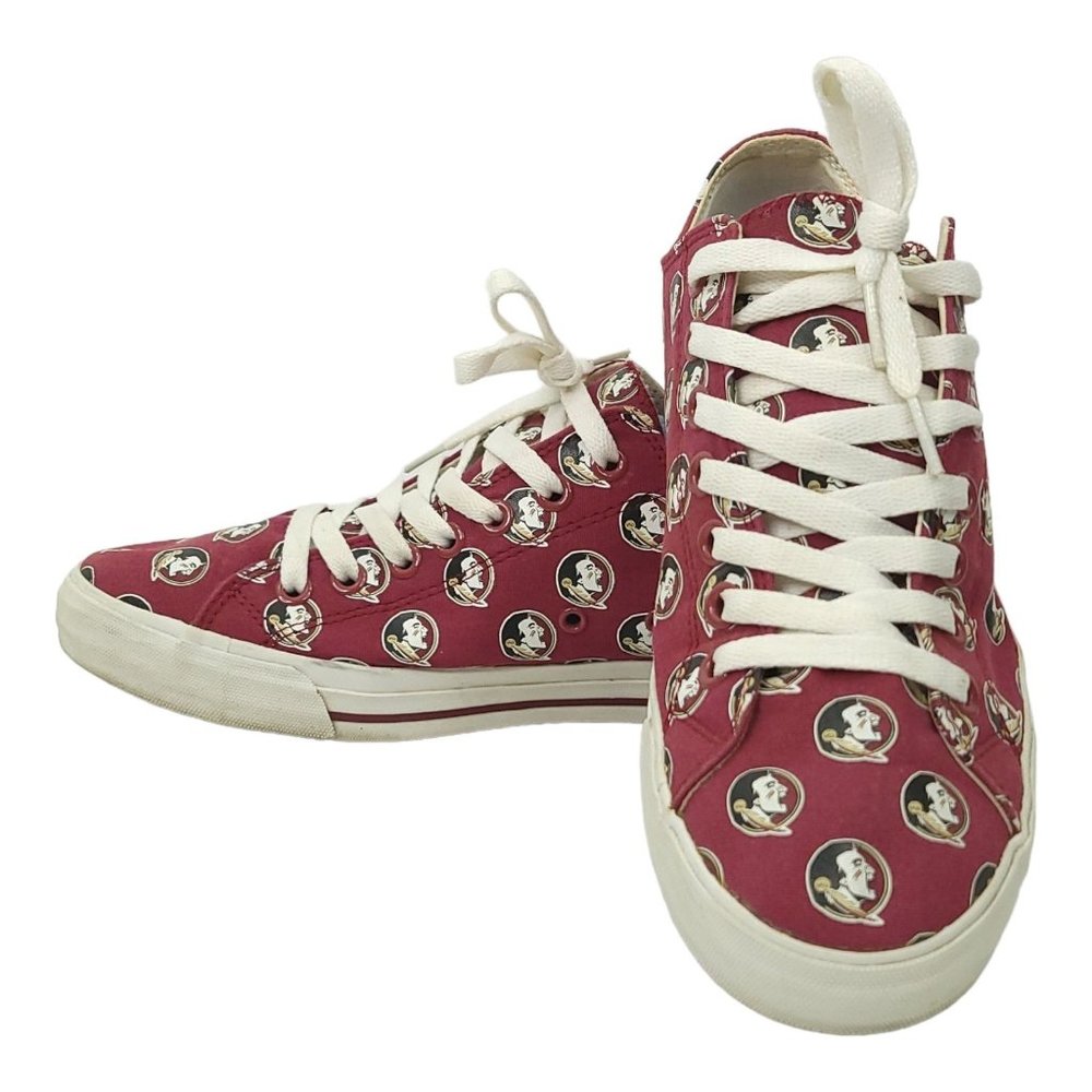 Row One Florida State Seminoles Mens 9.5 Womens 11 Sneakers Gold Garnet Red